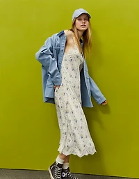 Aerie x Emily + Meritt Satin Slip Dress