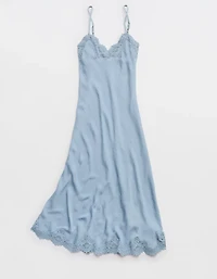 Aerie x Emily + Meritt Satin Slip Dress