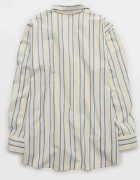 Aerie x Emily + Meritt Cotton Club Stripe Long Sleeve Top