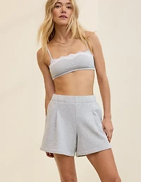 Aerie New Heights Trouser Fleece Short