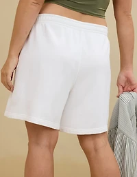 Aerie Long Fleece Short