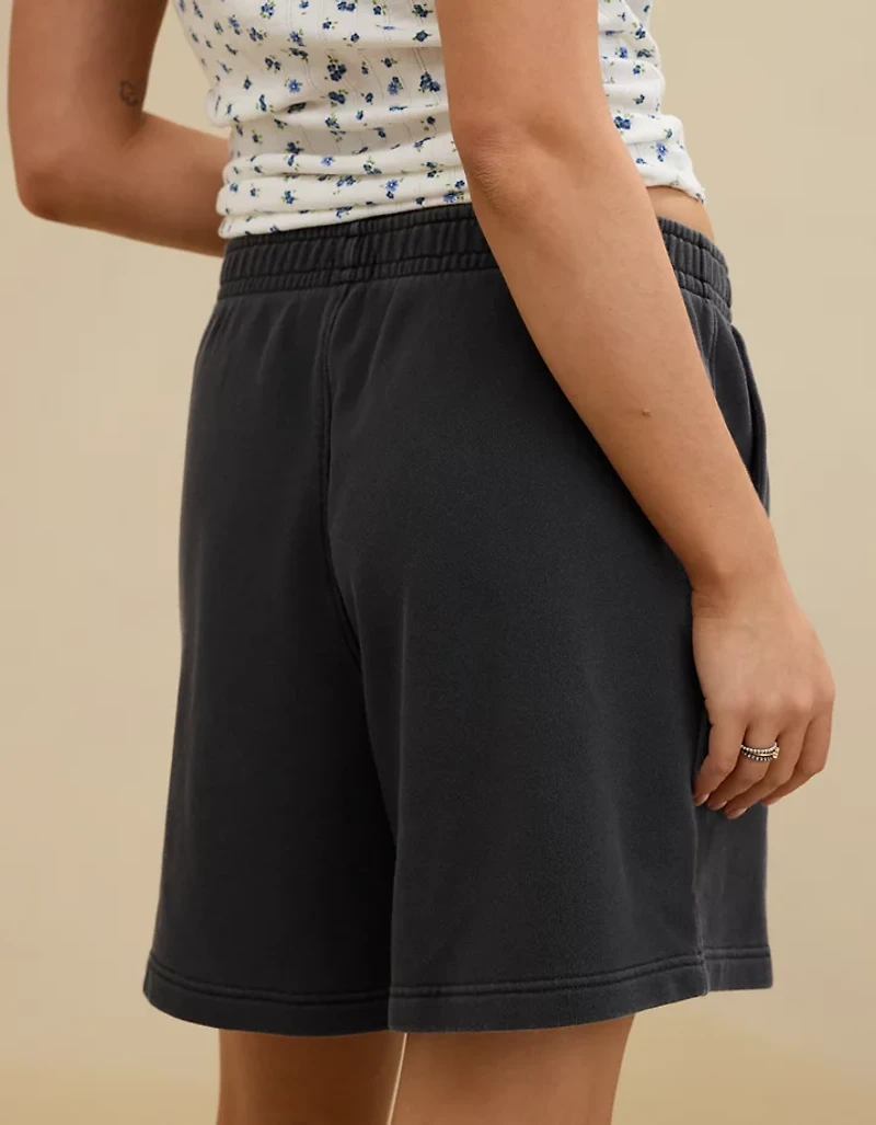 Aerie Long Fleece Short