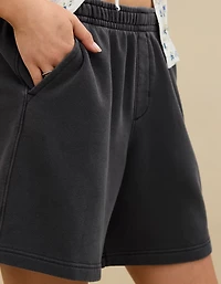Aerie Long Fleece Short