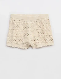 Aerie Crochet Short