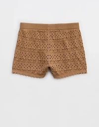 Aerie Open-Knit Hot Short