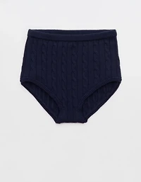 Aerie Cotton Cable Boybrief Short