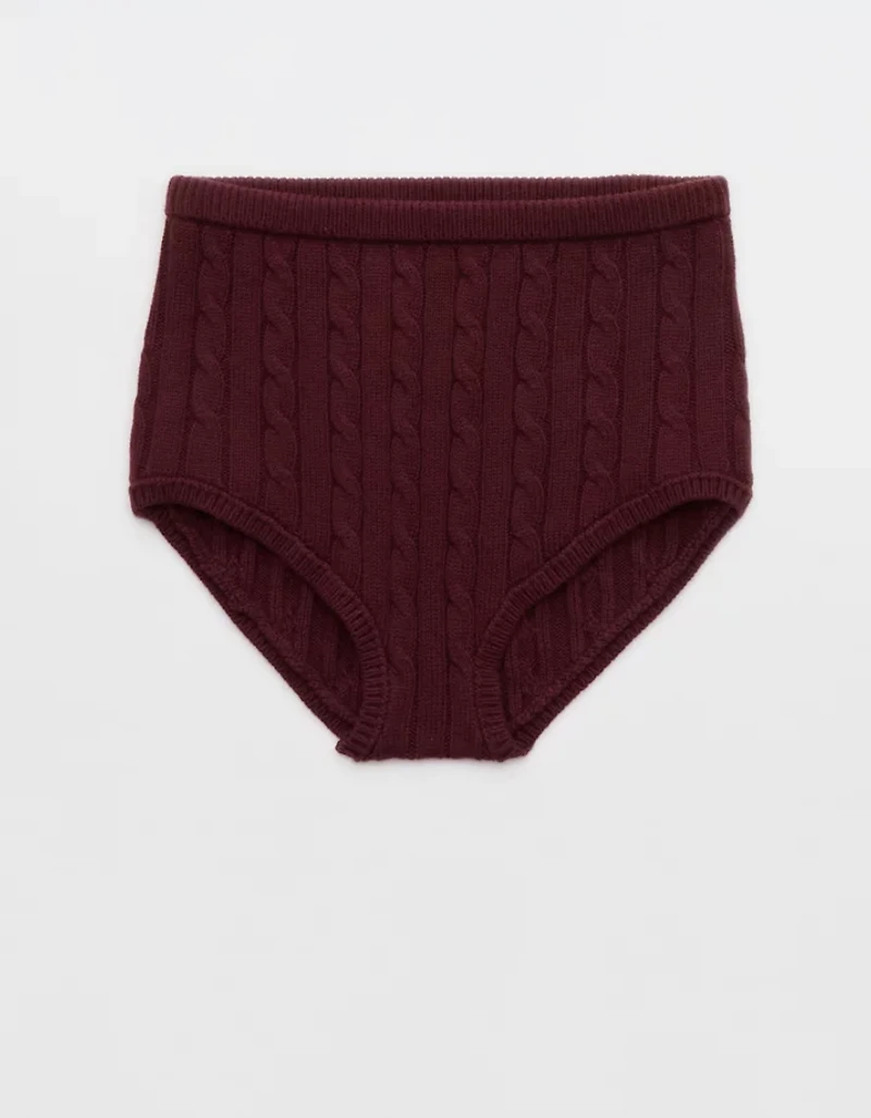Aerie Cotton Cable Boybrief Short