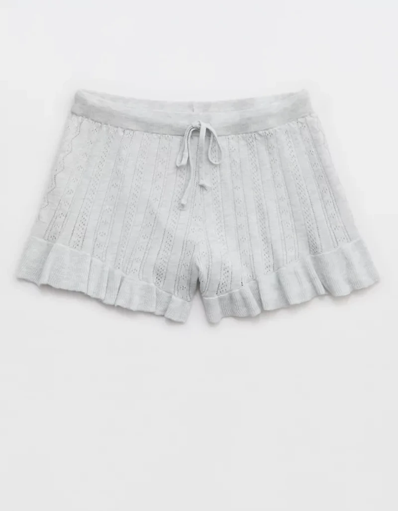 Aerie x Emily + Meritt Pointelle Sweater Short