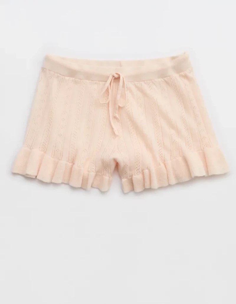 Aerie x Emily + Meritt Pointelle Sweater Short