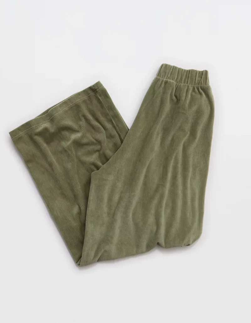 Aerie Velour Trouser