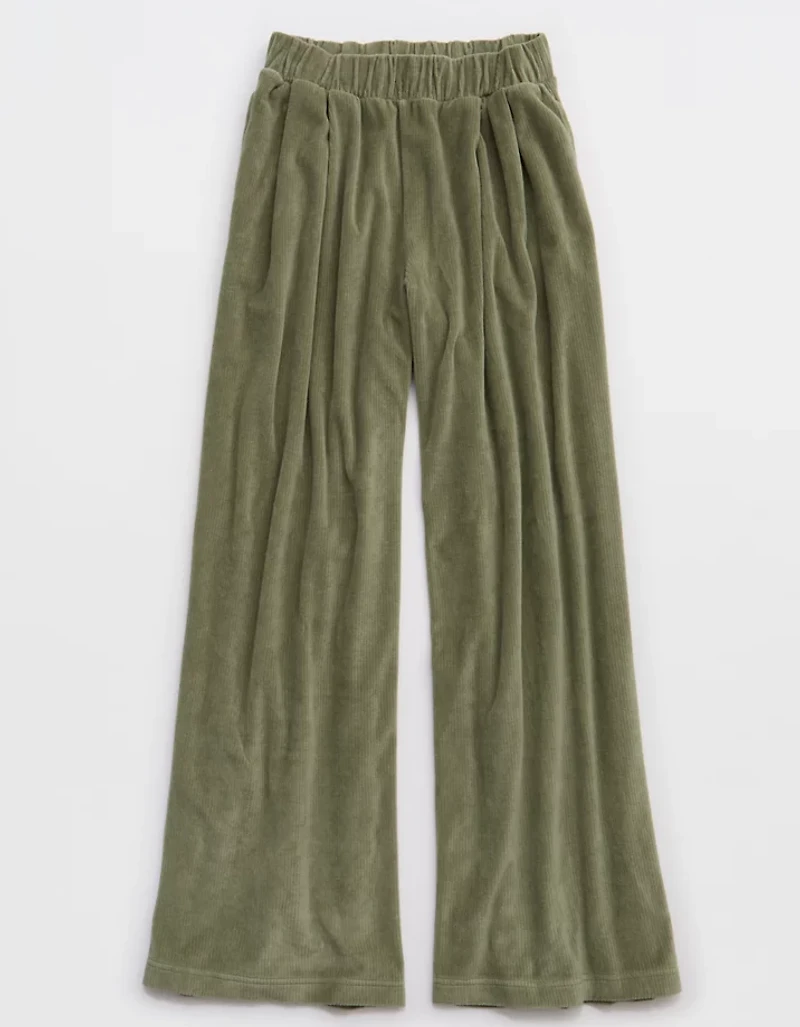 Aerie Velour Trouser