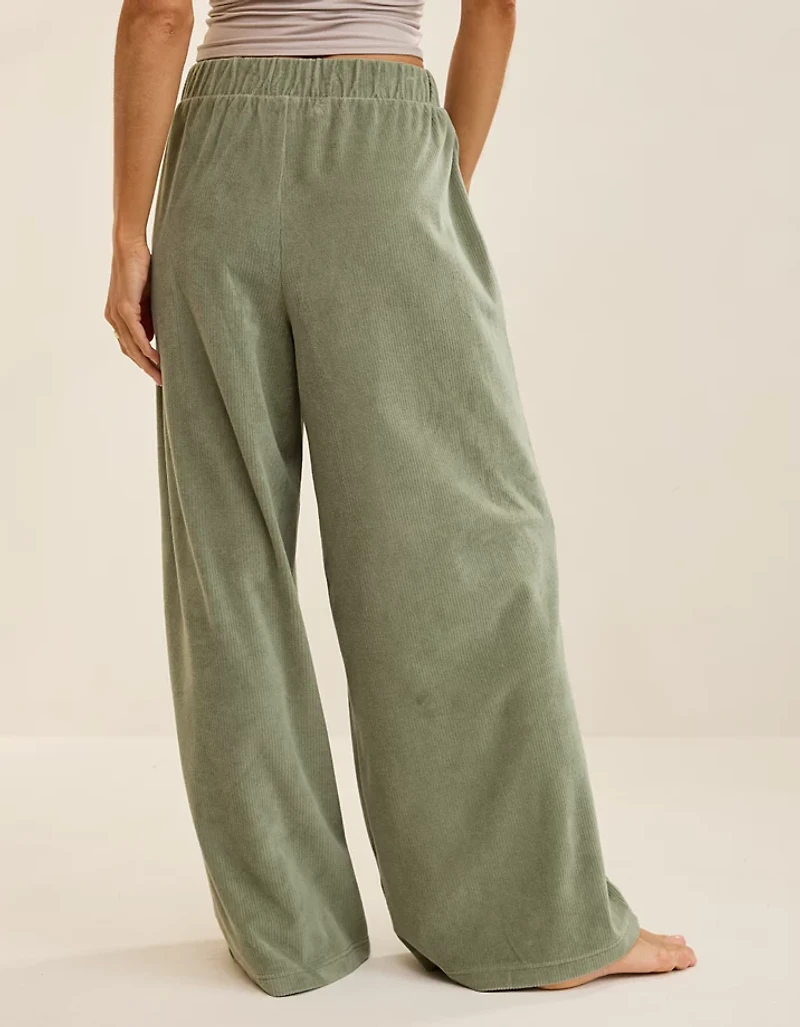 Aerie Velour Trouser