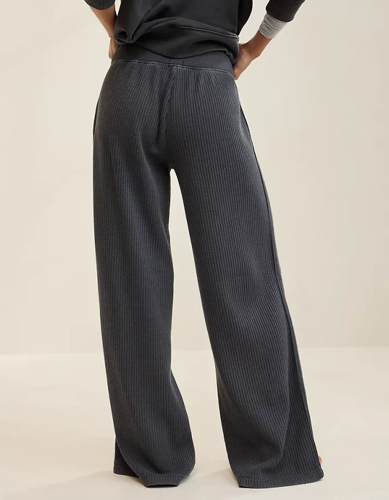 Aerie Essential Waffle Trouser
