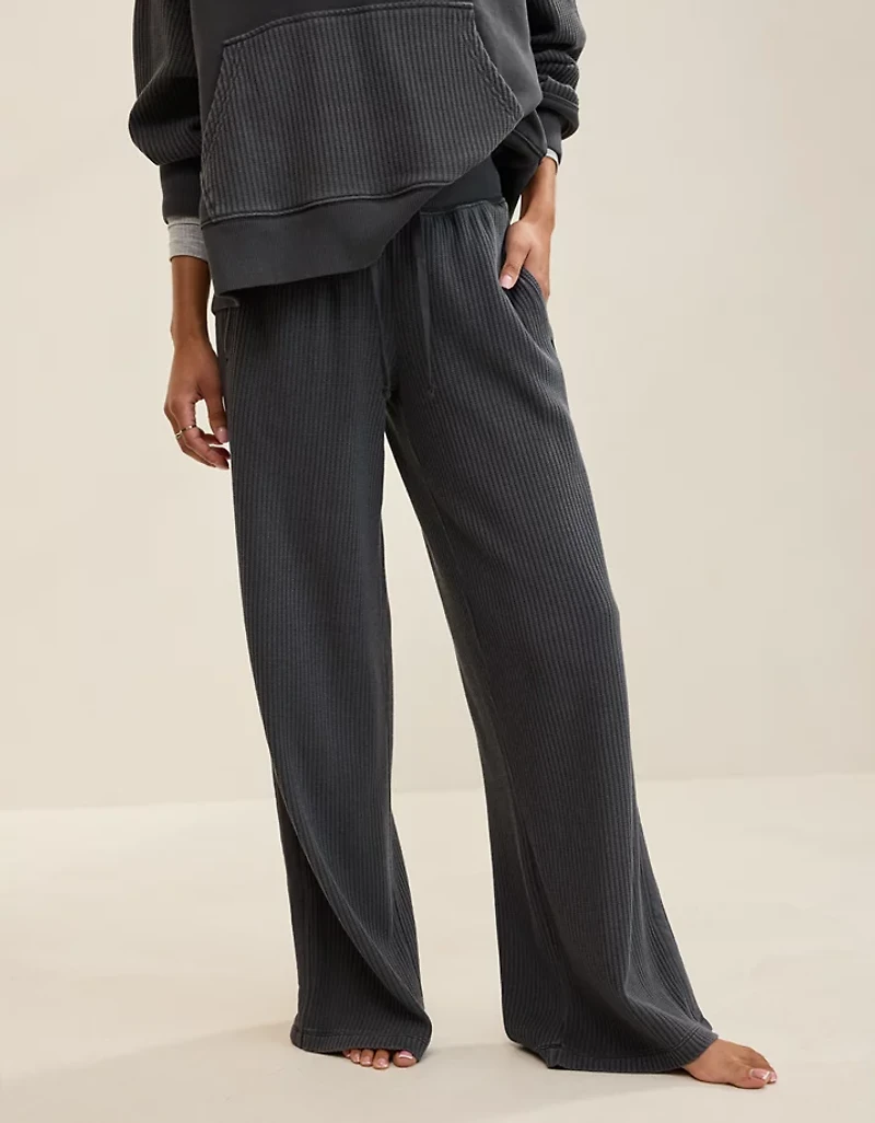 Aerie Essential Waffle Trouser