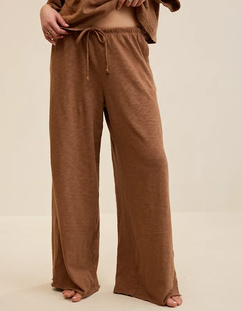Aerie It's Casual Knit Slub Trouser