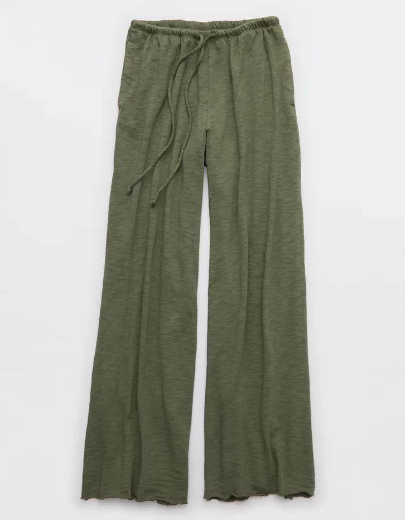 Aerie It's Casual Knit Slub Trouser