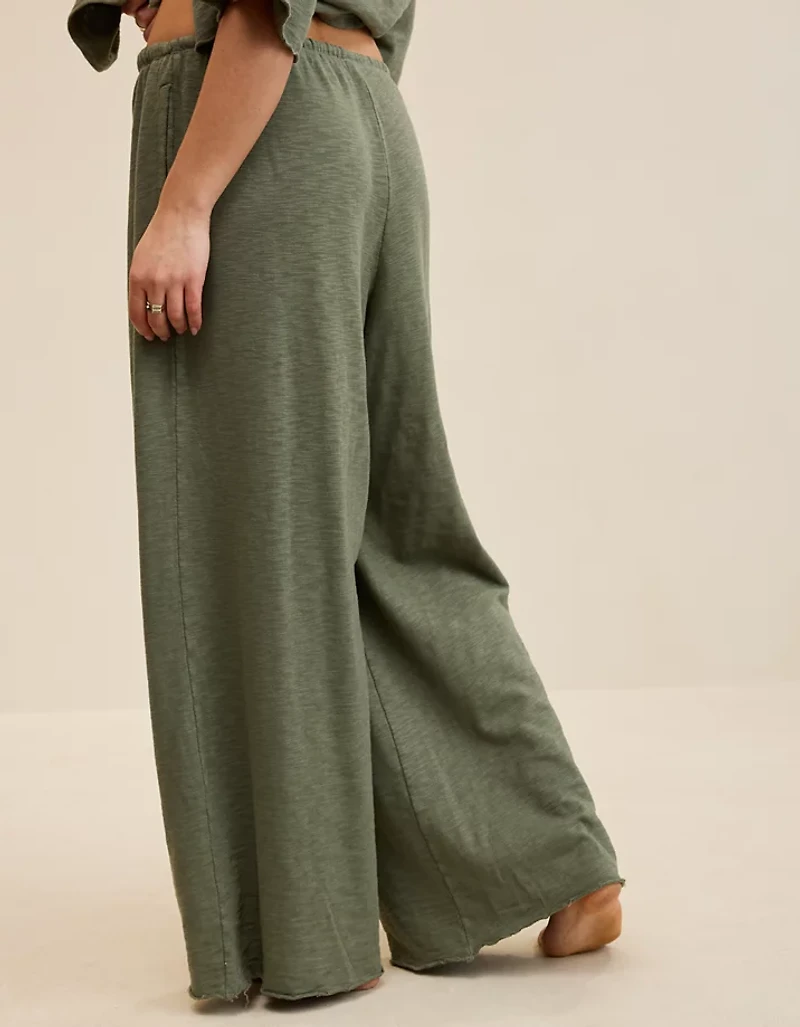 Aerie It's Casual Knit Slub Trouser