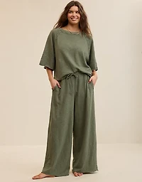 Aerie It's Casual Knit Slub Trouser