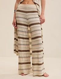 Aerie Open Knit Shimmer Pant