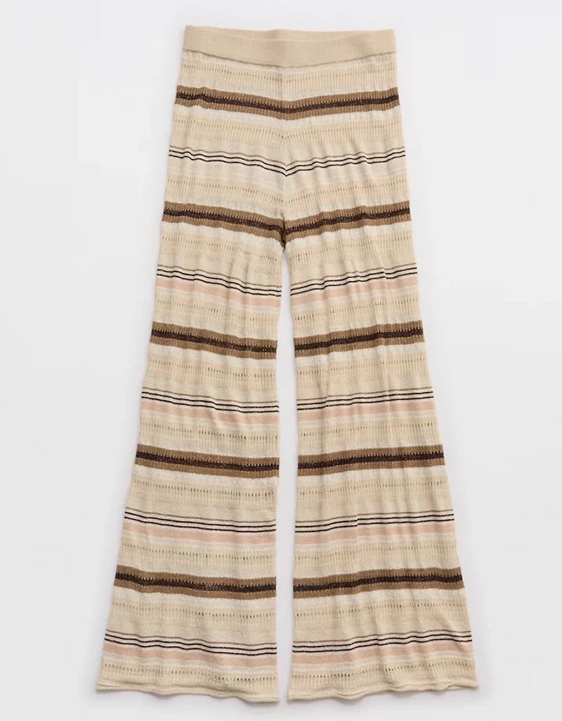 Aerie Open Knit Shimmer Pant