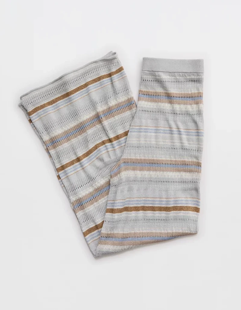 Aerie Open Knit Shimmer Pant