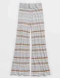 Aerie Open Knit Shimmer Pant