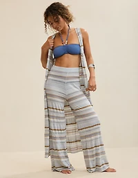 Aerie Open Knit Shimmer Pant