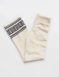 Aerie Late Night Foldover Pant