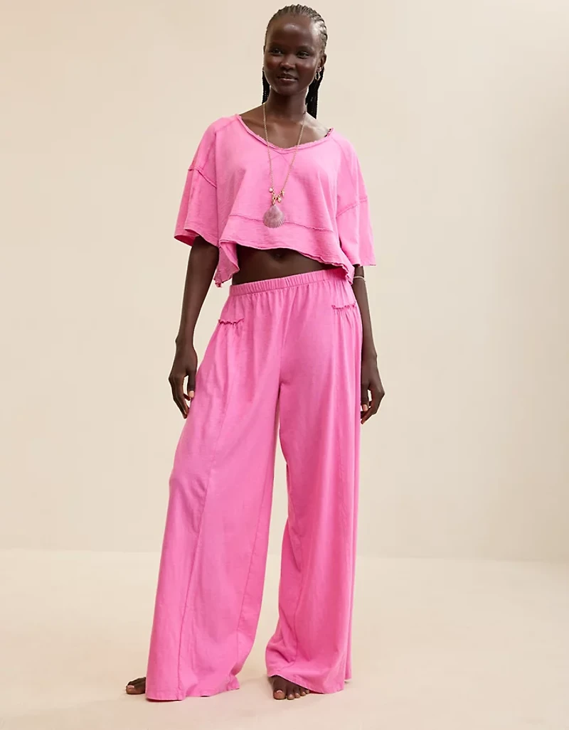 Aerie Happiest Wide Leg Pant