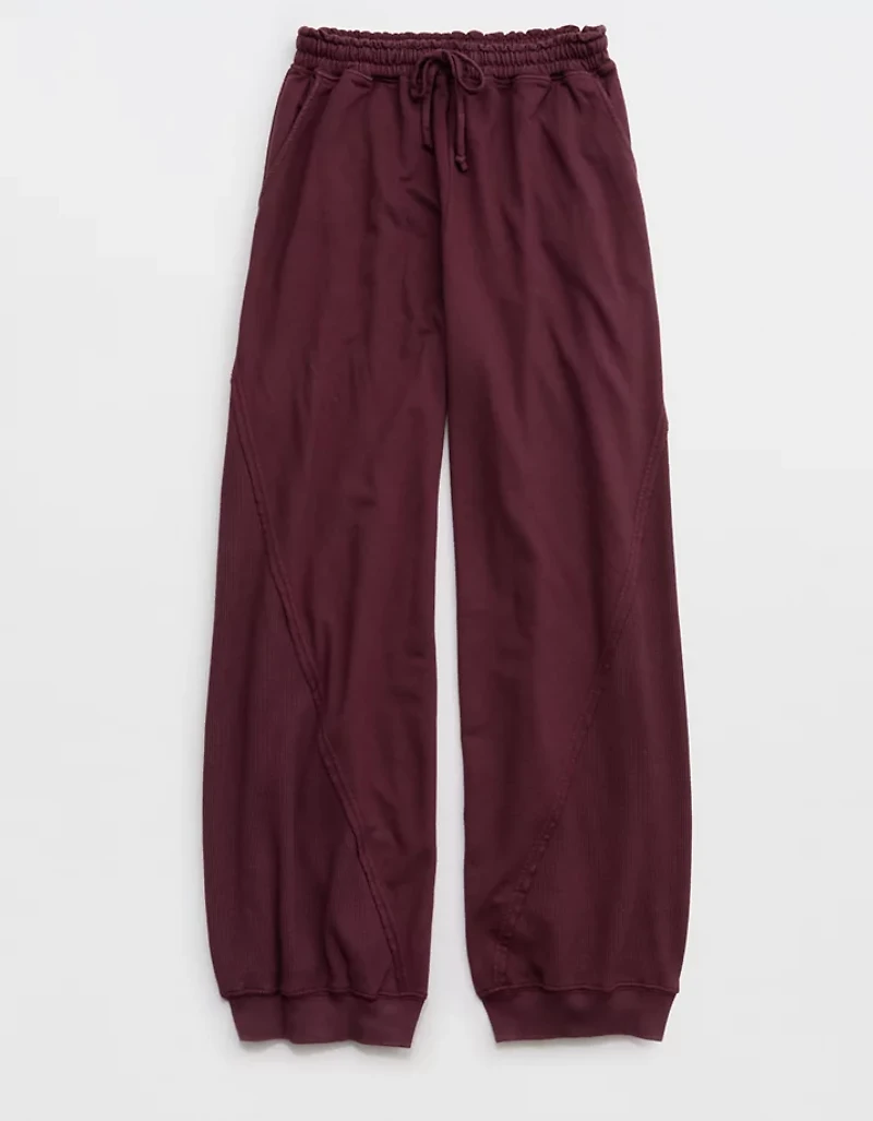 Aerie Unwind Waffle Jogger