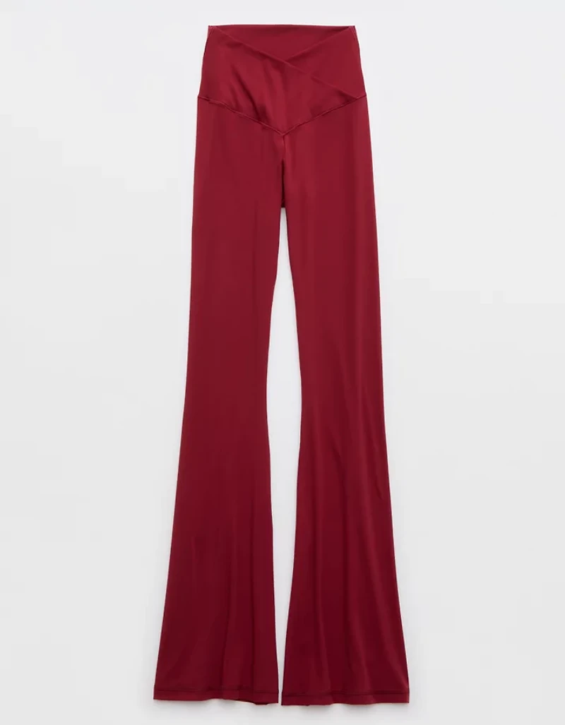 OFFLINE By Aerie Real Me High Waisted Crossover Flare Legging