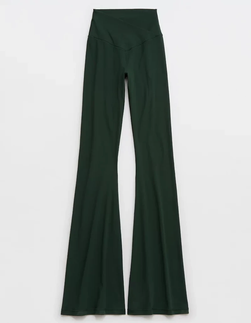 OFFLINE By Aerie Real Me High Waisted Crossover Flare Legging