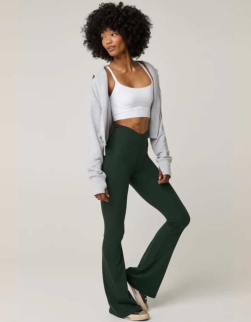 OFFLINE By Aerie Real Me High Waisted Crossover Flare Legging