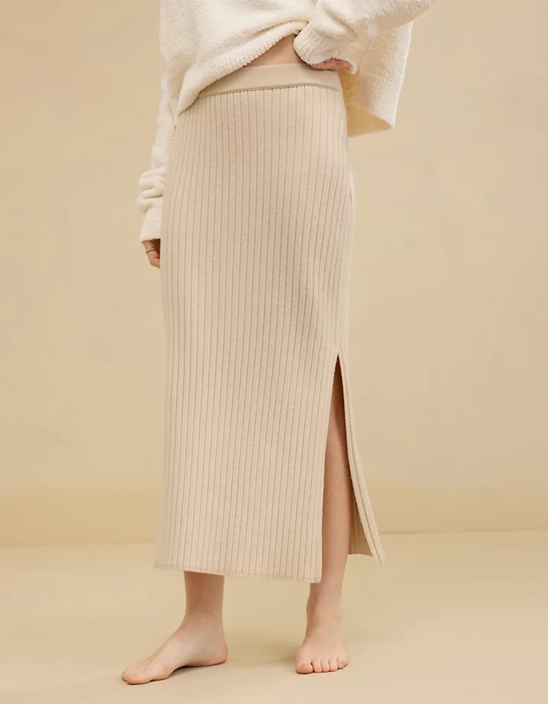 Aerie Late Night Midi Skirt