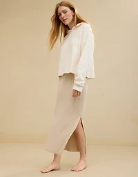 Aerie Late Night Midi Skirt
