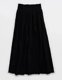 Aerie Faux Wrap Cover Up Maxi Skirt