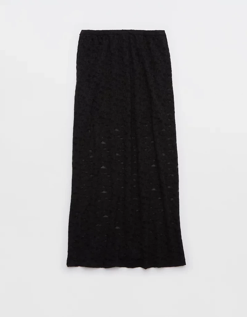 Aerie Vintage Lace Midi Skirt