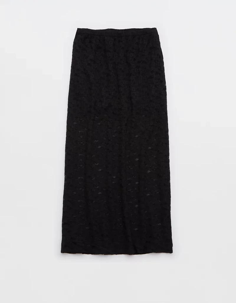 Aerie Vintage Lace Midi Skirt
