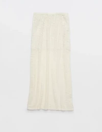Aerie Vintage Lace Midi Skirt