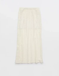 Aerie Vintage Lace Midi Skirt