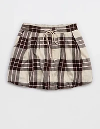 Aerie Plaid Bubble Skirt
