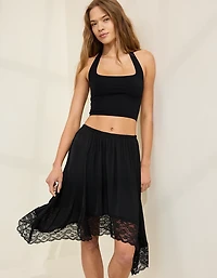Aerie Handkerchief Midi Skirt