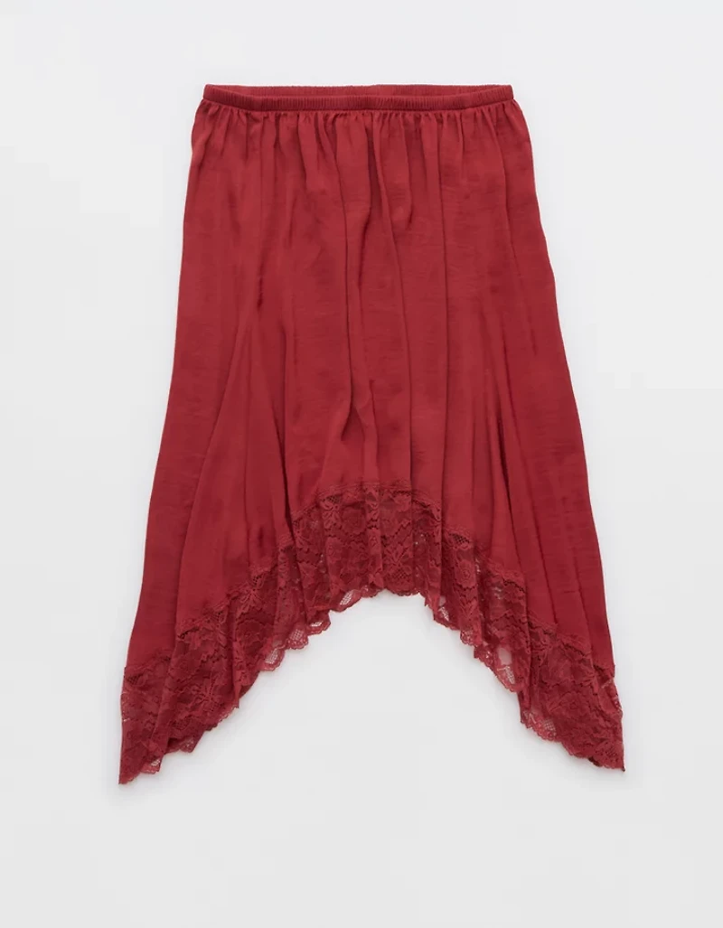 Aerie Handkerchief Midi Skirt
