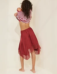 Aerie Handkerchief Midi Skirt