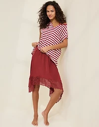 Aerie Handkerchief Midi Skirt
