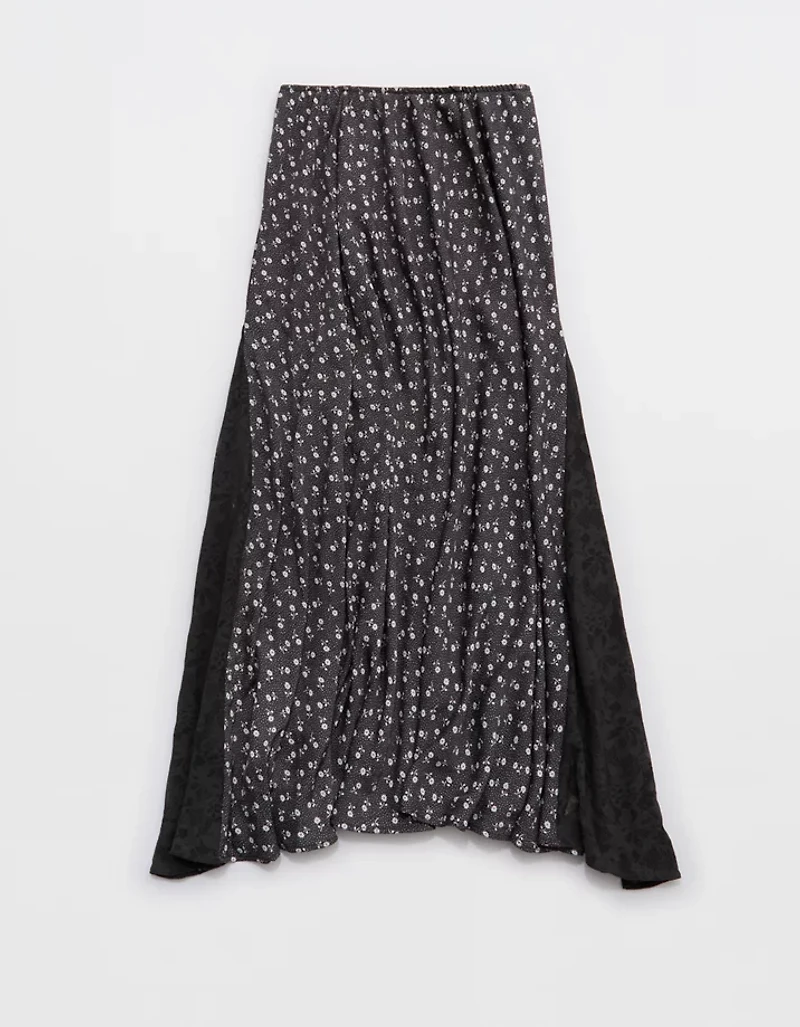Aerie Satin Maxi Skirt