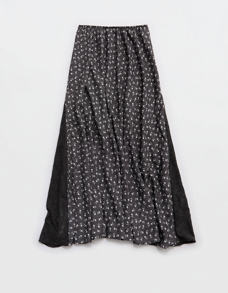 Aerie Satin Maxi Skirt