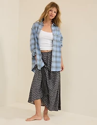 Aerie Satin Maxi Skirt