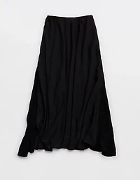 Aerie Satin Maxi Skirt