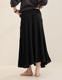 Aerie Satin Maxi Skirt